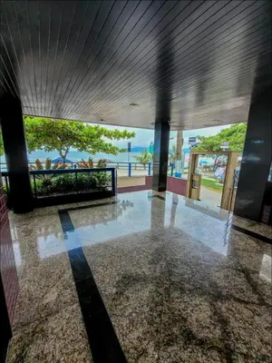 A planta de Apartamento frente mar aconchegante e impecável - Alto Padrão