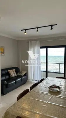 Uma área de estar em 03 APARTAMENTO BEIRA MAR NO 2º ANDAR - Apto 03