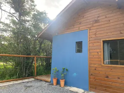 O edifício onde a casa de férias está situado