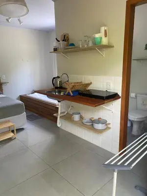 A planta de Loft Para Casais com Jacuzzi - Geminado - Unidade 1 Pipeline - Sem Café da Manhã