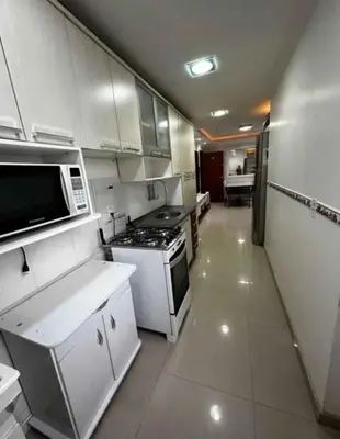 A cozinha ou kitchenette de Edifício Bella Praia 1
