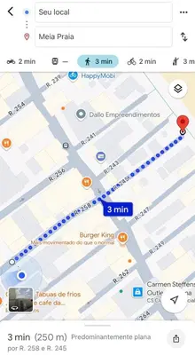 A planta de Apto com ótima localização