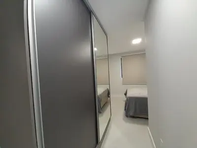 Uma cama ou camas num quarto em Apartamento aconchegante em Mariscal