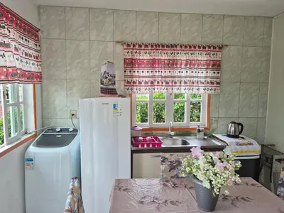 A cozinha ou kitchenette de Casa em Ganchos