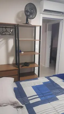 Uma cama ou camas num quarto em Apartamento 3 quartos com suíte