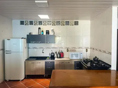 A planta de Casa na Meia Praia Itapema - SC