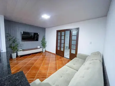 A planta de Casa na Meia Praia Itapema - SC