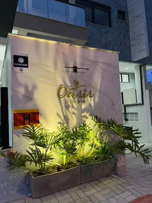A planta de Apto em Home Clube na Praia de Palmas