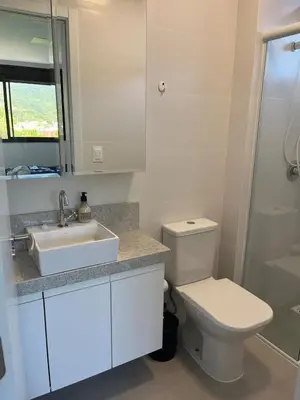 Uma casa de banho em Apto em Home Clube na Praia de Palmas