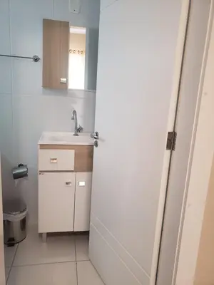 Uma casa de banho em Solar Itapema