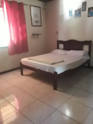 Uma cama ou camas num quarto em Casa de Praia da Val