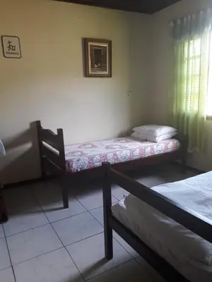 Uma cama ou camas num quarto em Casa de Praia da Val