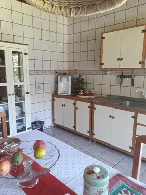 A cozinha ou kitchenette de Casa de Praia da Val
