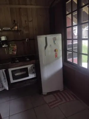 A planta de Chalé cabana da mata