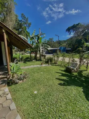 A planta de Chalé cabana da mata