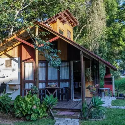 Chalé cabana da mata