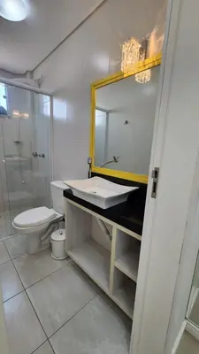 A planta de Apartamento uma quadra da praia
