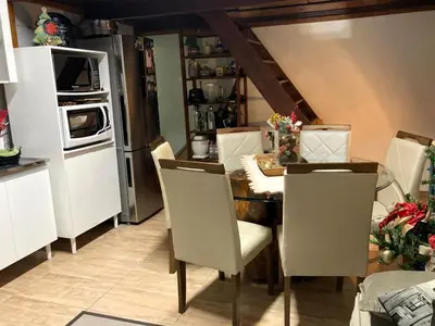 A planta de Casa Confortável em Bombinhas