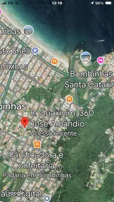 A planta de Casa Confortável em Bombinhas