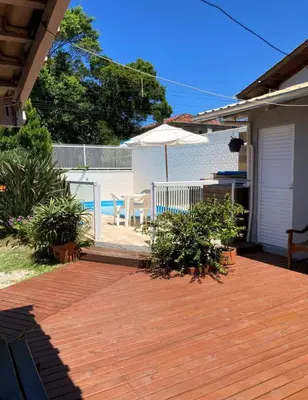A planta de Casa Confortável em Bombinhas