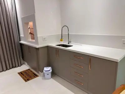 A planta de Apartamento alto padrão, Novo, quadra mar em Balneário Perequê, Porto Belo - SC