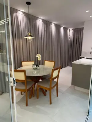 A planta de Apartamento alto padrão, Novo, quadra mar em Balneário Perequê, Porto Belo - SC