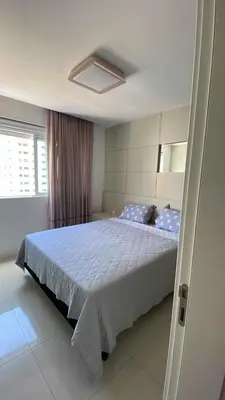 Uma cama ou camas num quarto em Luxo e moderno em um único lugar, com máximo conforto e ótima localização