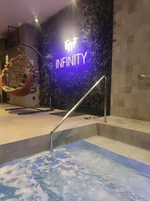 A piscina em ou perto de Flat Infinity