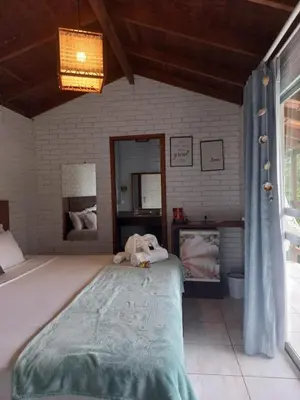 Uma cama ou camas num quarto em Villa