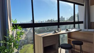 A planta de CURTA! |165| Lindo Studio | Próx Centro de Eventos