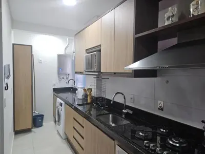 A cozinha ou kitchenette de cód 116 - Apartamento amplo e aconchegante
