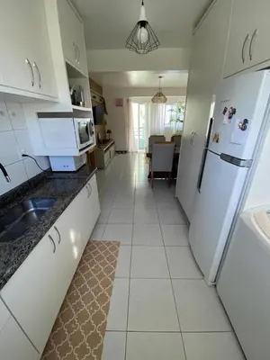 A cozinha ou kitchenette de Apartamento Vitoria