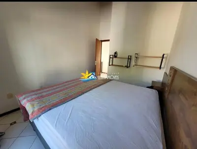 Uma cama ou camas num quarto em Lindo Sobrado à 220m Praia do Mariscal