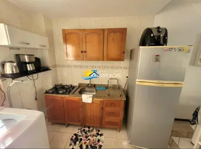A cozinha ou kitchenette de Lindo Sobrado à 220m Praia do Mariscal