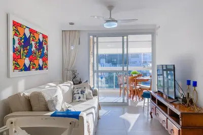Uma área de estar em Apt lindo de 2 quartos em Palmas - 0319