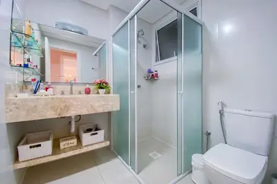 Uma casa de banho em Apt lindo de 2 quartos em Palmas - 0319