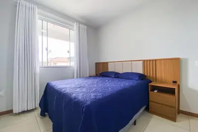 Uma cama ou camas num quarto em Apto na Villa Gastronômica em Palmas - 0223