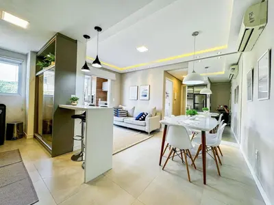 A cozinha ou kitchenette de Apto 100m da Praia de Palmas - 0330