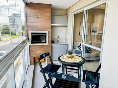 A cozinha ou kitchenette de Apto 100m da Praia de Palmas - 0330