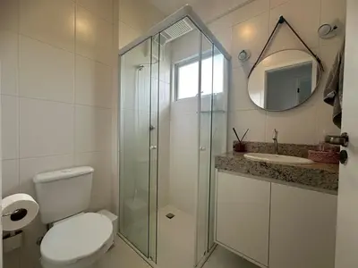 Uma casa de banho em Apartamento para férias na Praia de Palmas - 0235