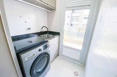A cozinha ou kitchenette de Apto no paraíso, conheça praia de Palmas - 0115