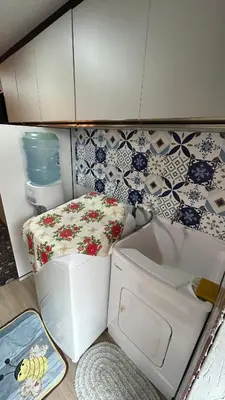 Uma área de estar em Apartamento Vista Mar - Área de Lazer - Poucos Minutos do Mar