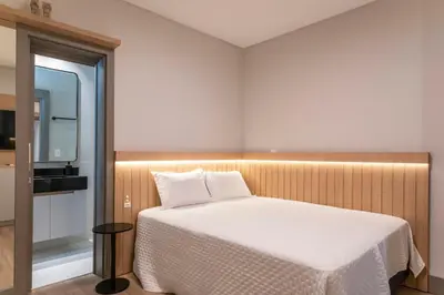 Uma cama ou camas num quarto em East Wind 101 - Vista Mar em Mariscal
