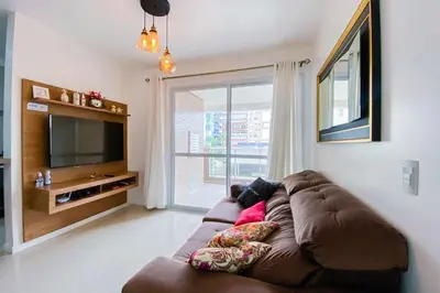 Uma televisão e/ou sistema de entretenimento em Apto em condomínio completo em Palmas - 0418