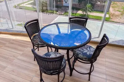 A planta de Lindo apto com área de lazer com piscina - 0430