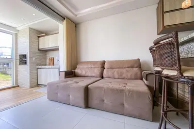 A planta de Lindo apto com área de lazer com piscina - 0430