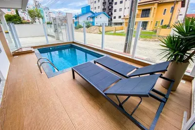 A piscina em ou perto de Amplo apartamento de 3 quartos à 350m do mar - 0444