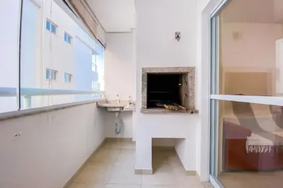 Uma casa de banho em Apto 2 Dorm próximo a praia - 0454