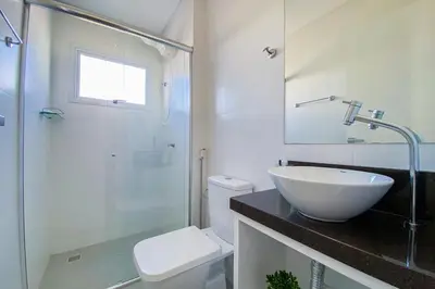 Uma casa de banho em Praia de Palmas 300m do Mar com Conforto - 0460