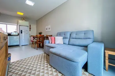A cozinha ou kitchenette de Curta a Praia de Palmas a 450m do mar! - 0323